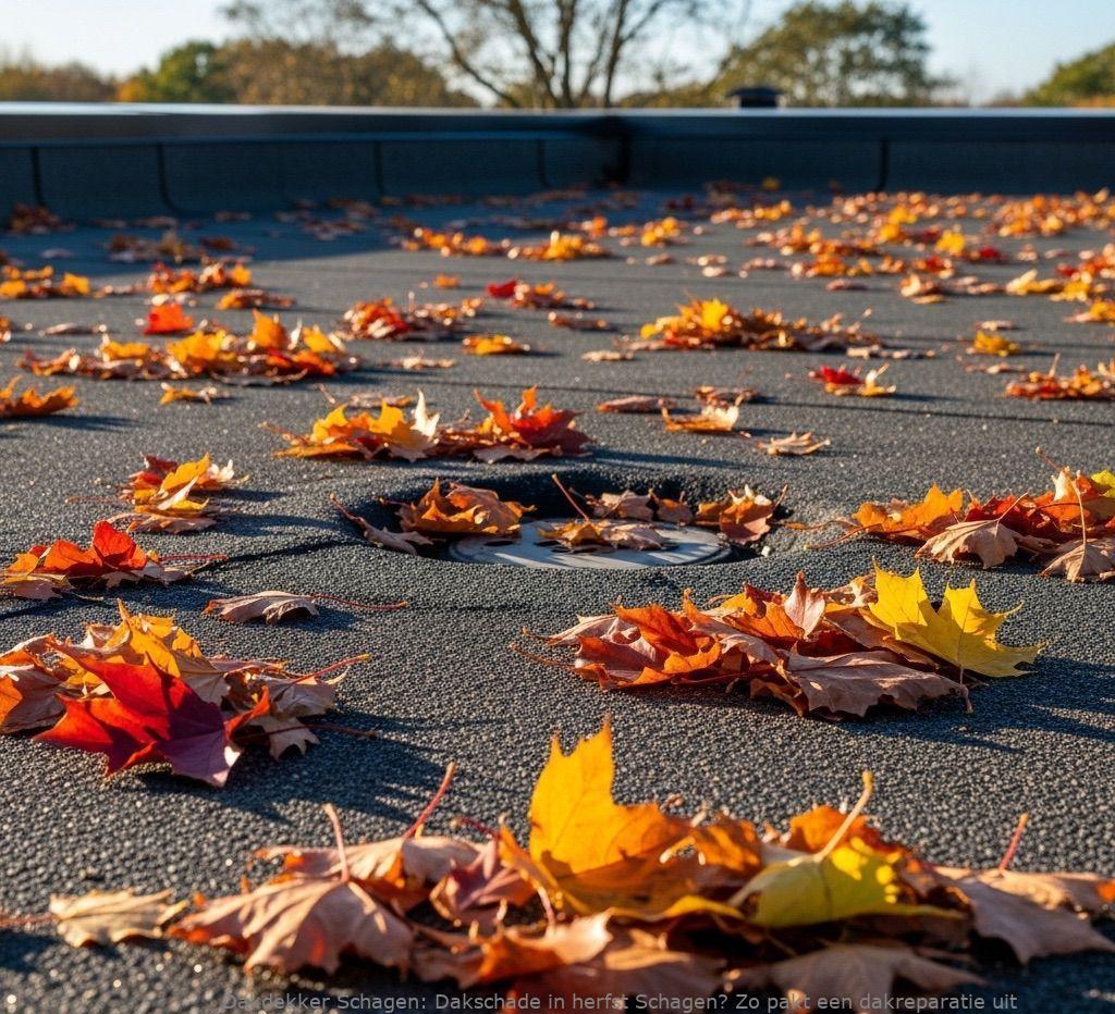 Dakschade In Herfst Schagen